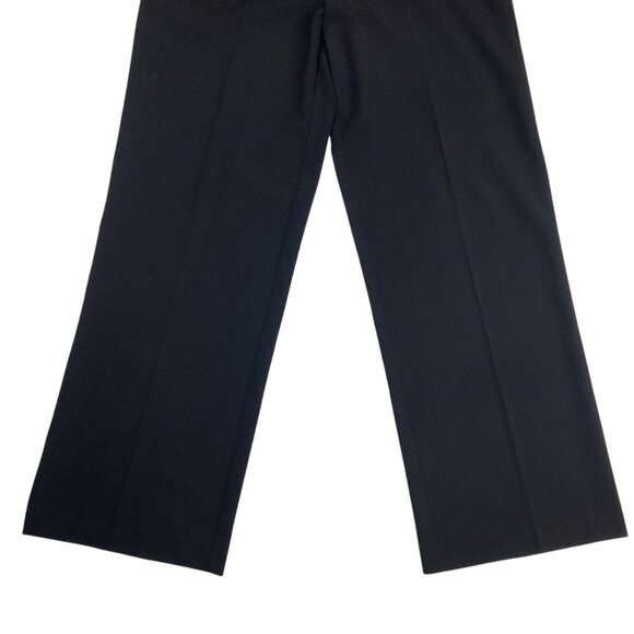 Soft Surroundings Womens Medium Petite Wide Leg Pants Black - Picture 4 of 10